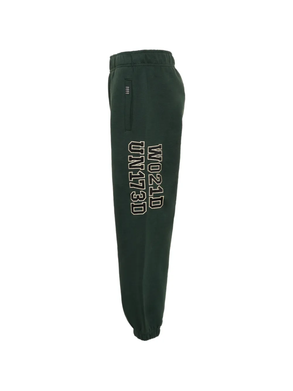 Molo Trainingsbroek met logopatch Groen