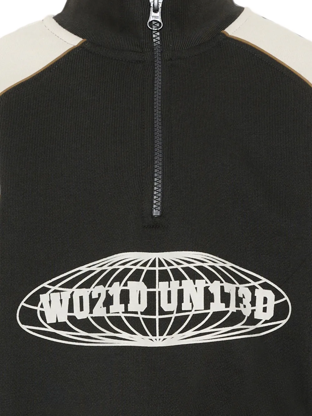 Molo Sweater met halve rits Zwart