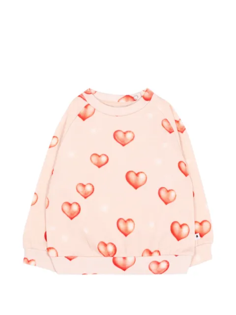 Molo heart-motif sweater