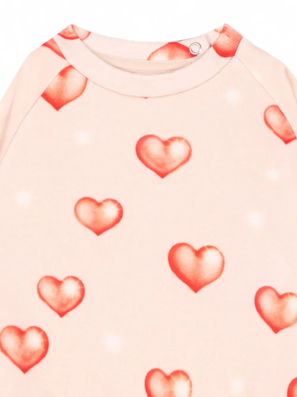 Molo Trui met hart-patroon Roze
