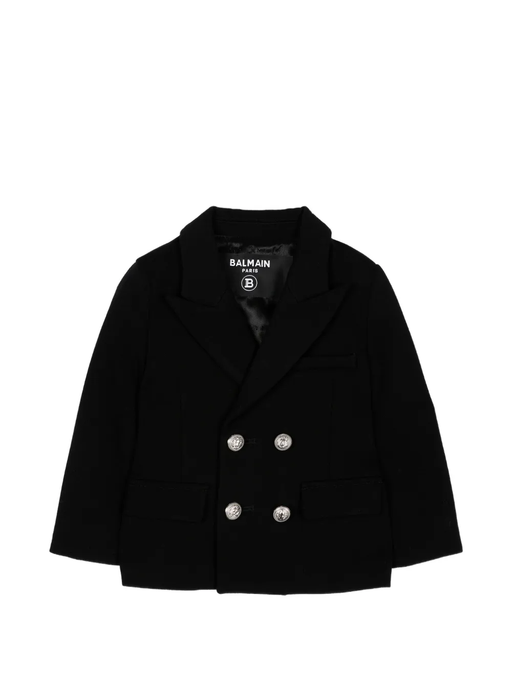 Balmain Kids double-breasted blazer - Nero