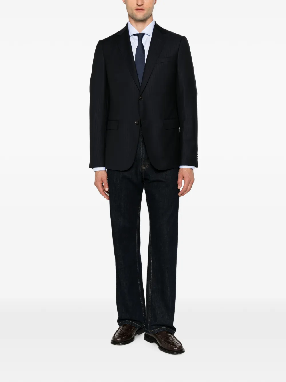 Brunello Cucinelli Overhemd met lange mouwen Blauw