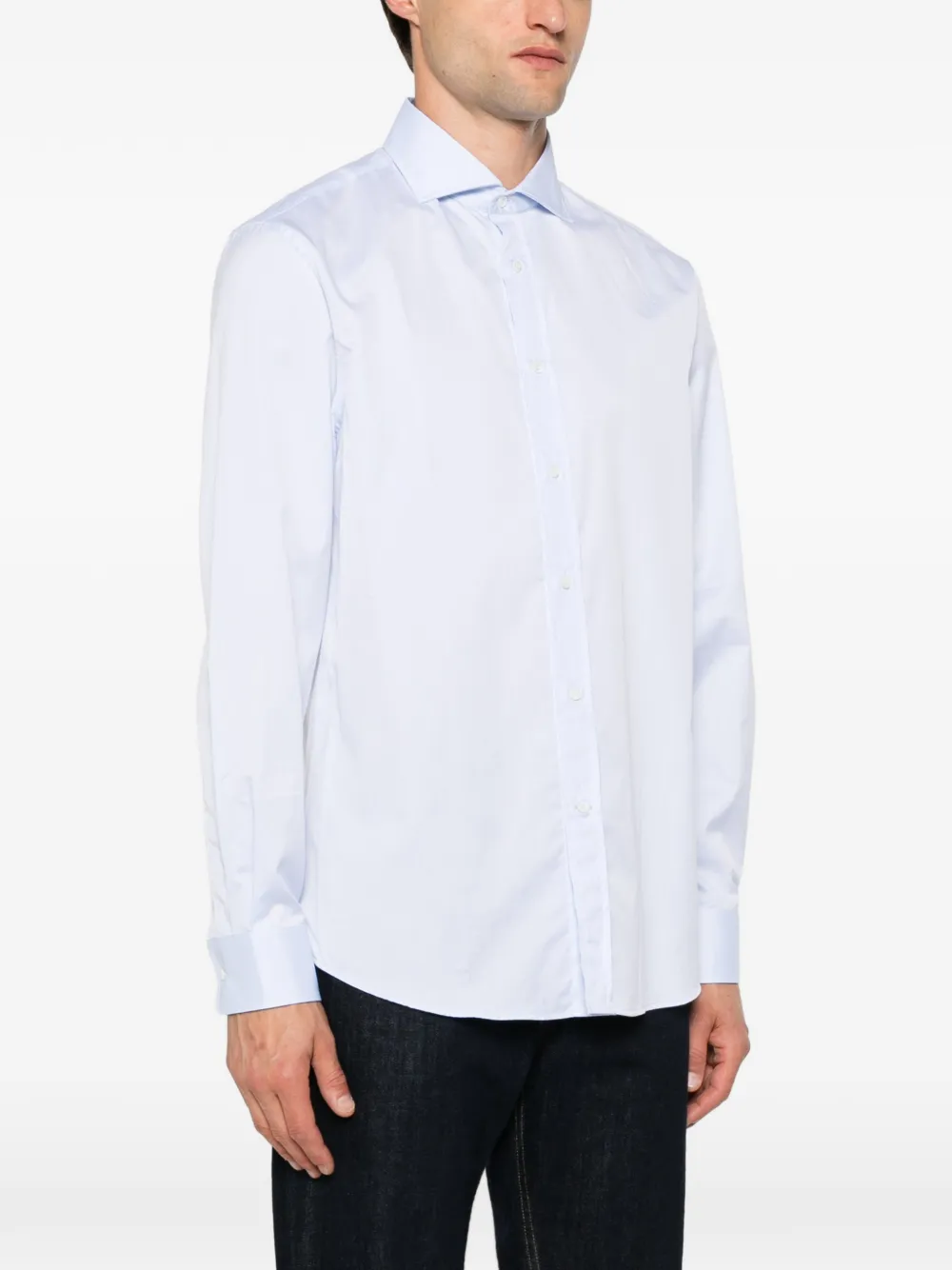 Brunello Cucinelli Overhemd met lange mouwen Blauw