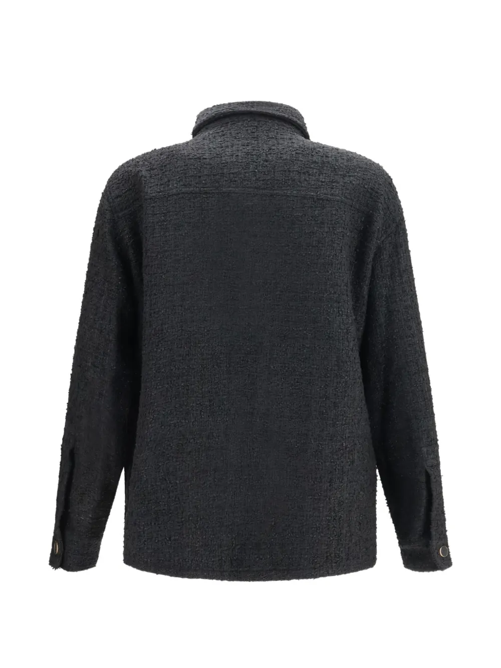 Balmain Shirtjack met klepzak Grijs