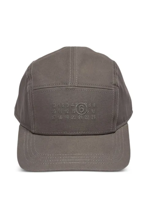 MM6 Maison Margiela numerical logo-embroidered cap