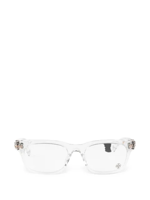 Chrome Hearts rectangle-frame glasses