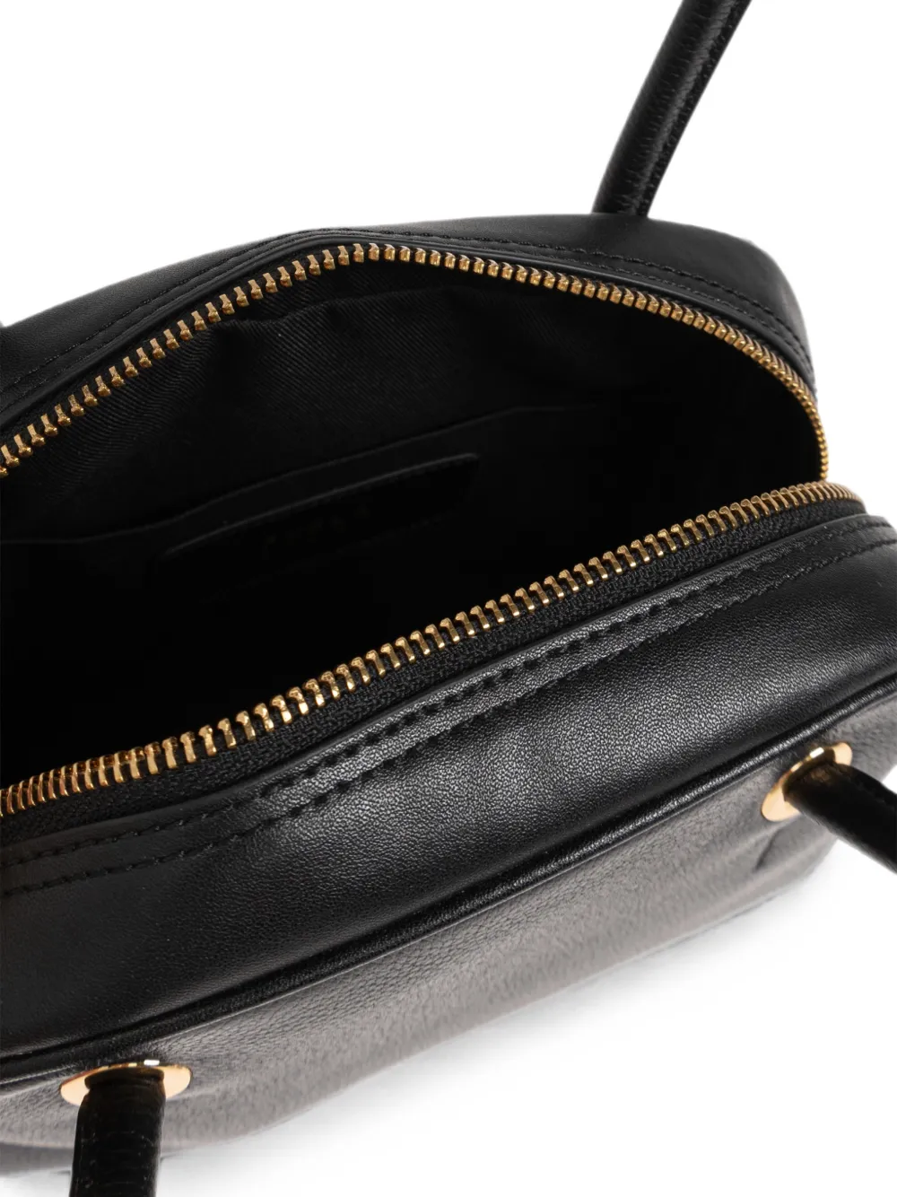Furla Poppy leren schoudertas Zwart