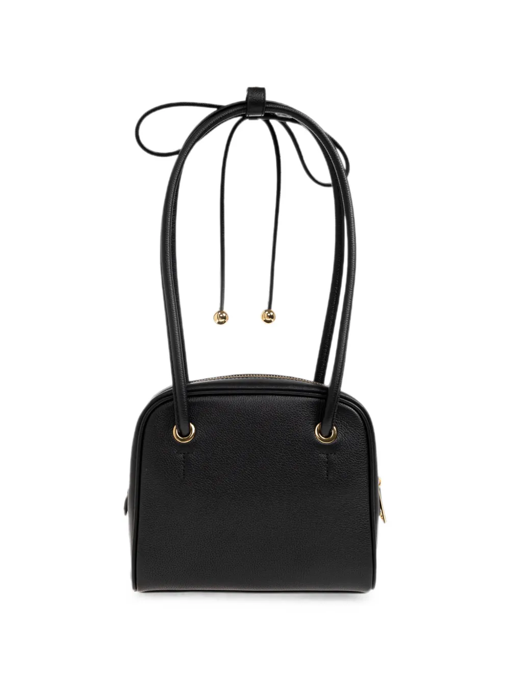 Furla Poppy leren schoudertas Zwart