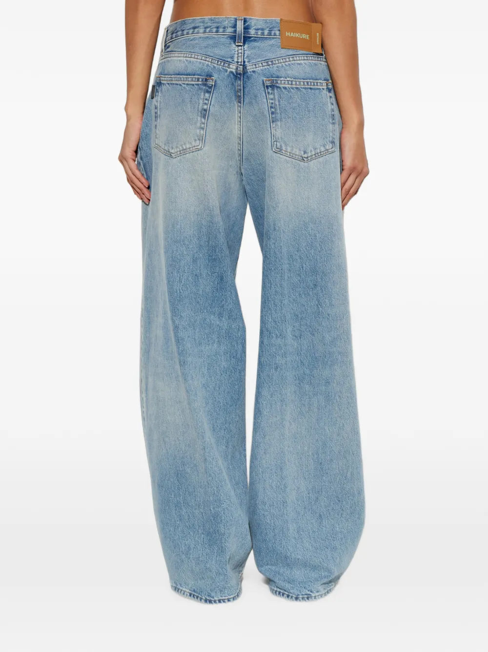 Haikure Jeans met wijde pijpen Blauw