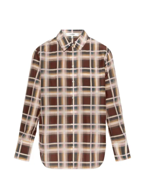 FRAME The Plaid Boy oversized shirt