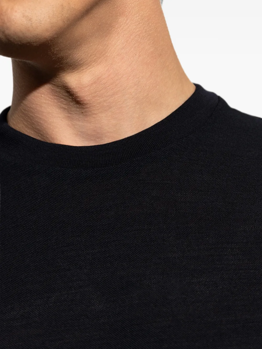 Paul Smith Travel wollen T-shirt Blauw