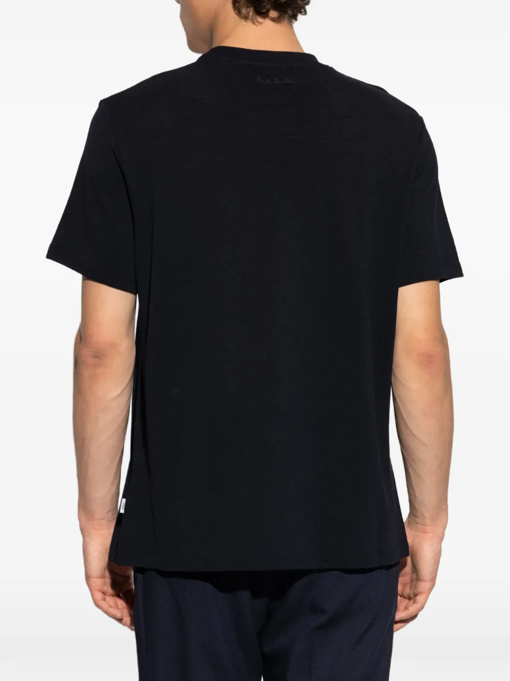 Paul Smith Travel wollen T-shirt Blauw