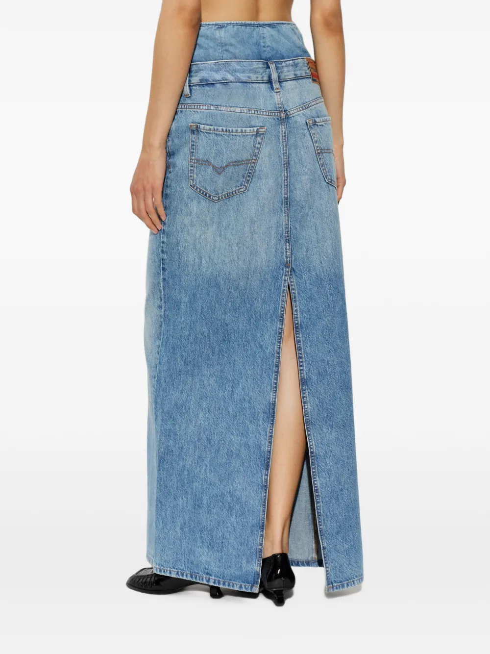 Diesel DE-SPIVEY denim rok Blauw