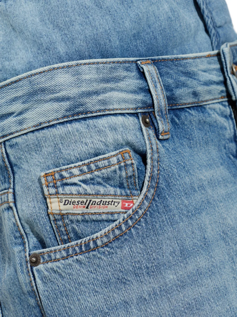 Diesel DE-SPIVEY denim rok Blauw