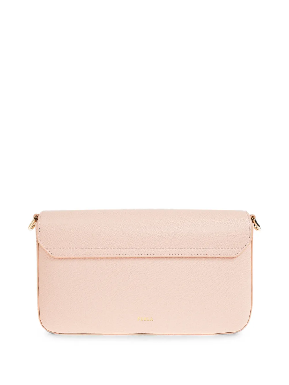 Furla Kleine Iride leren schoudertas Roze