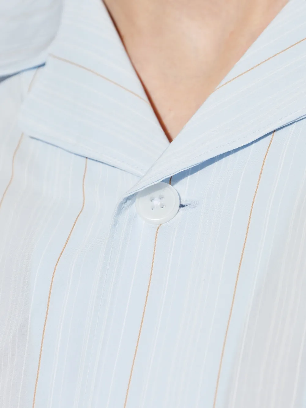 FRAME Gestreepte pyjamashirt Blauw