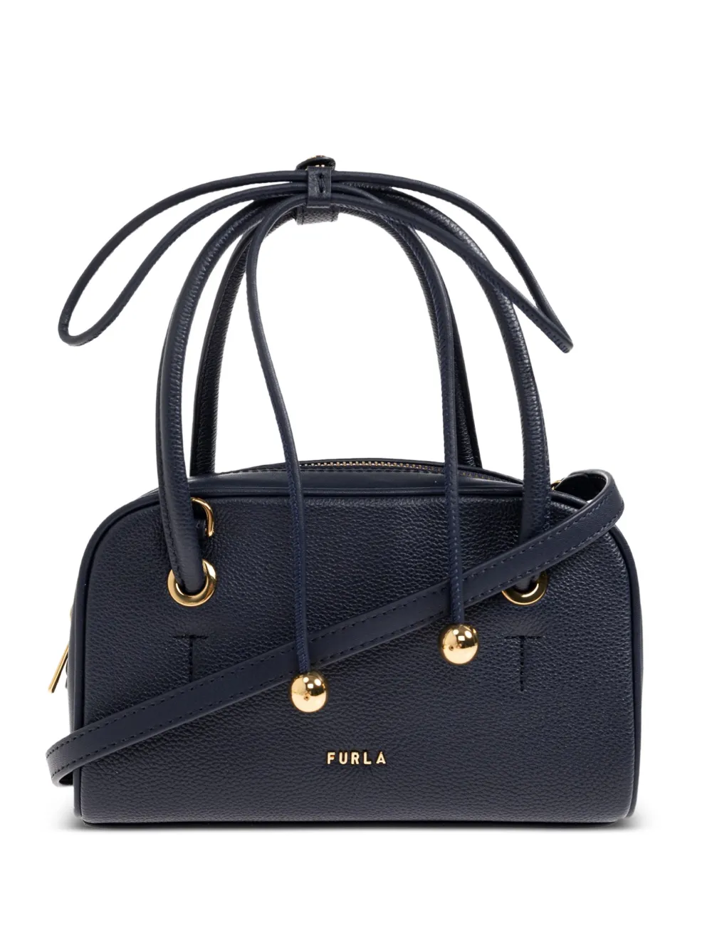 Furla Poppy leather mini bag - Blue