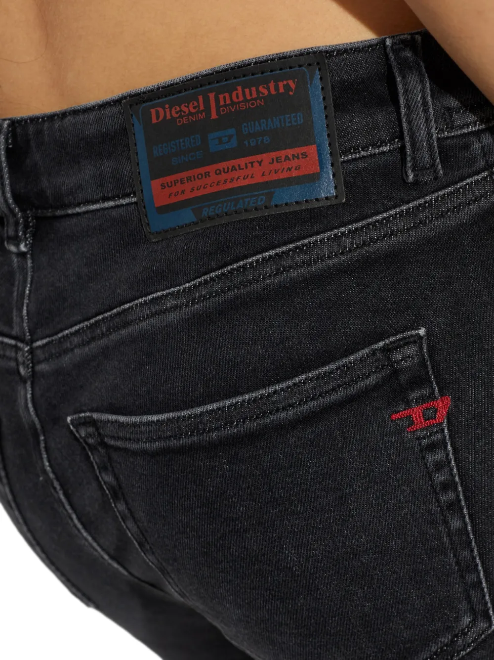 Diesel 2017 Slandy jeans Zwart