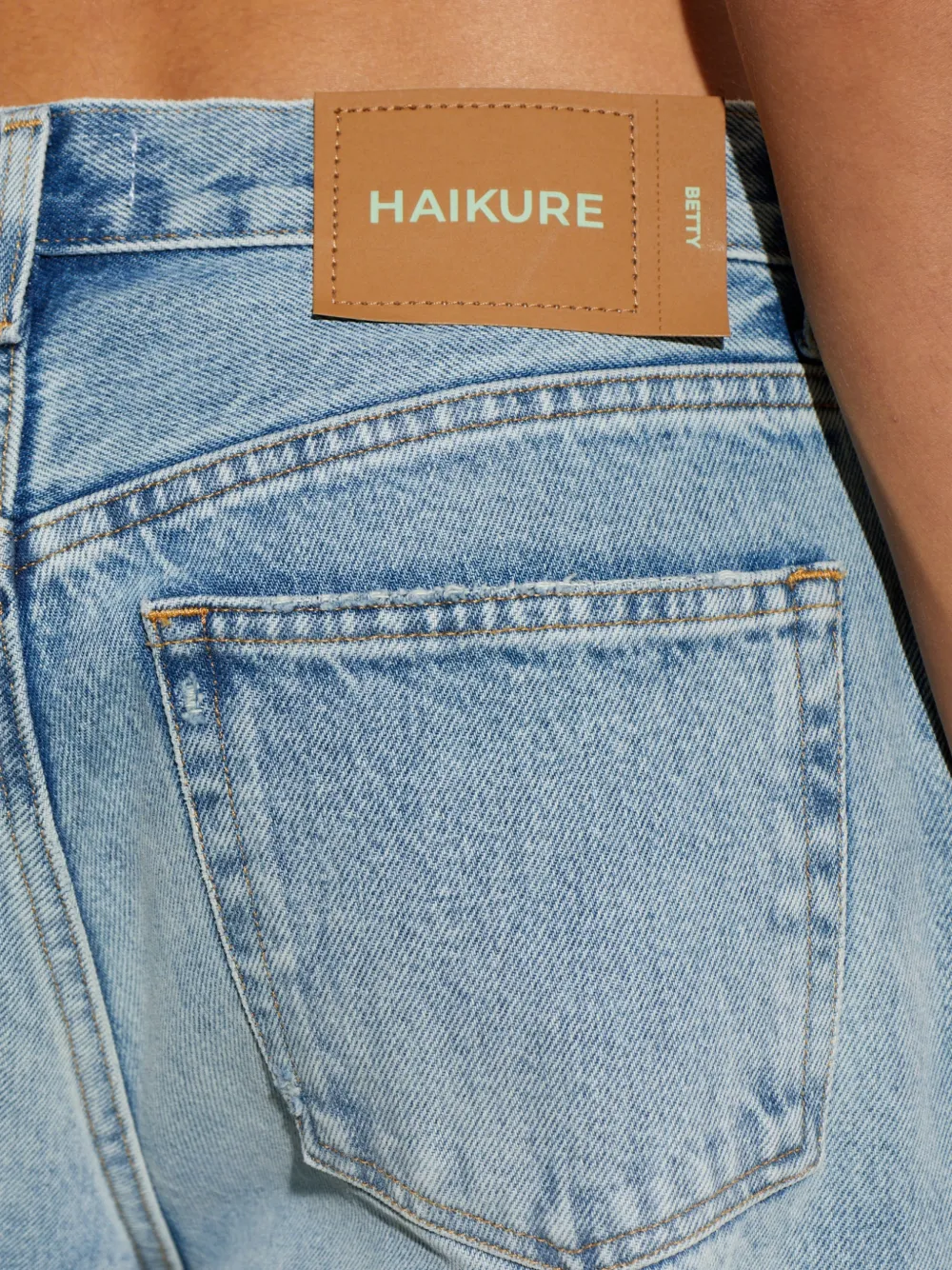 Haikure Betty straight jeans Blauw