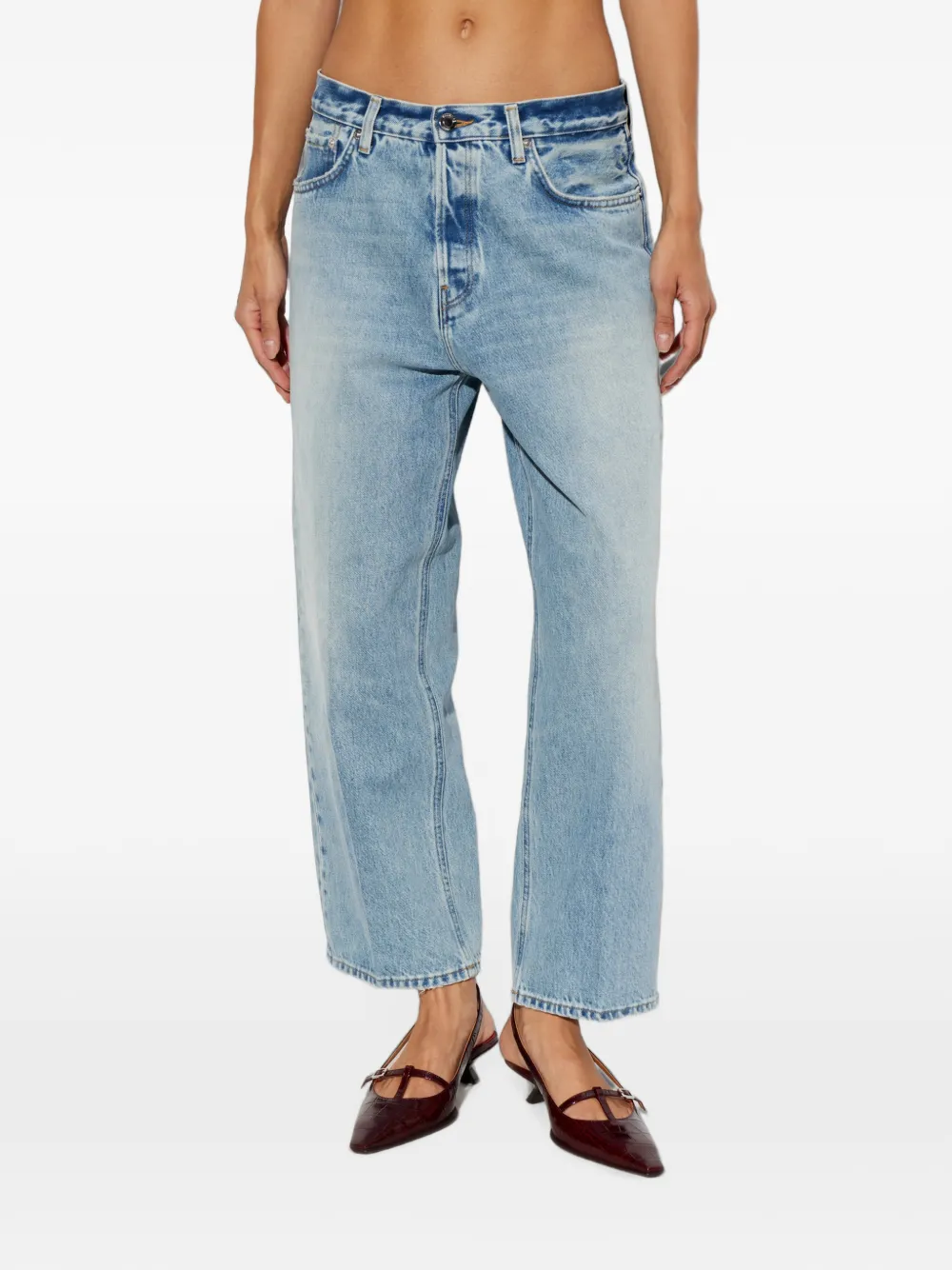 Haikure Betty straight jeans Blauw
