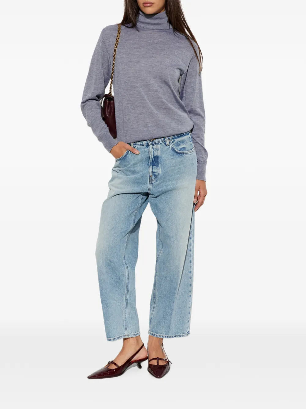 Haikure Betty straight jeans Blauw