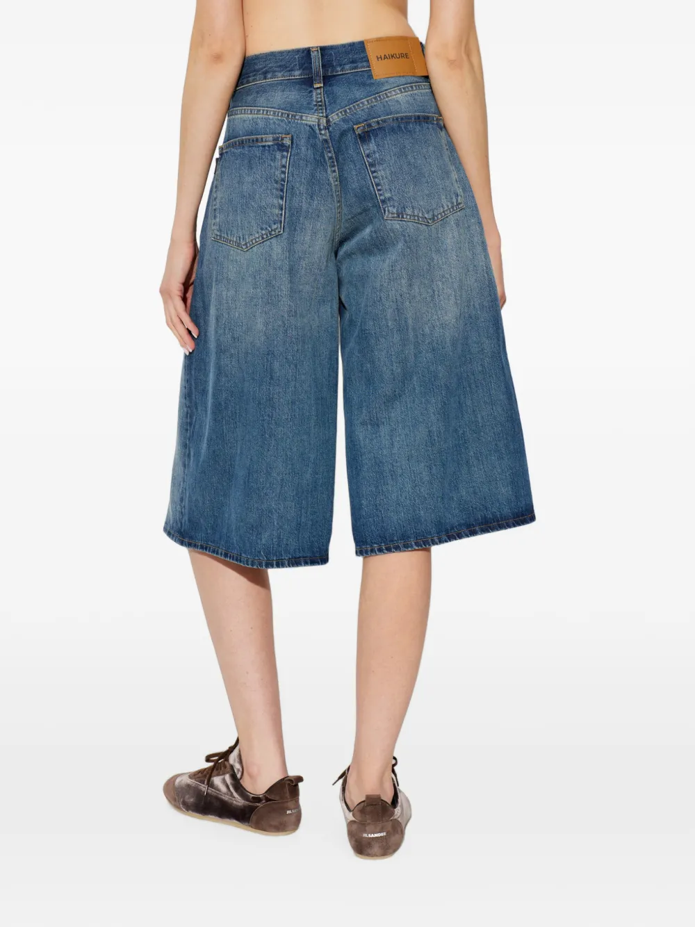 Haikure Legacy shorts met whisker-effect Blauw
