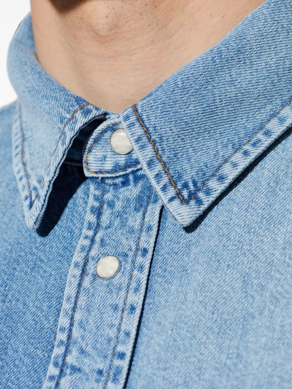 FRAME Denim overhemd Blauw