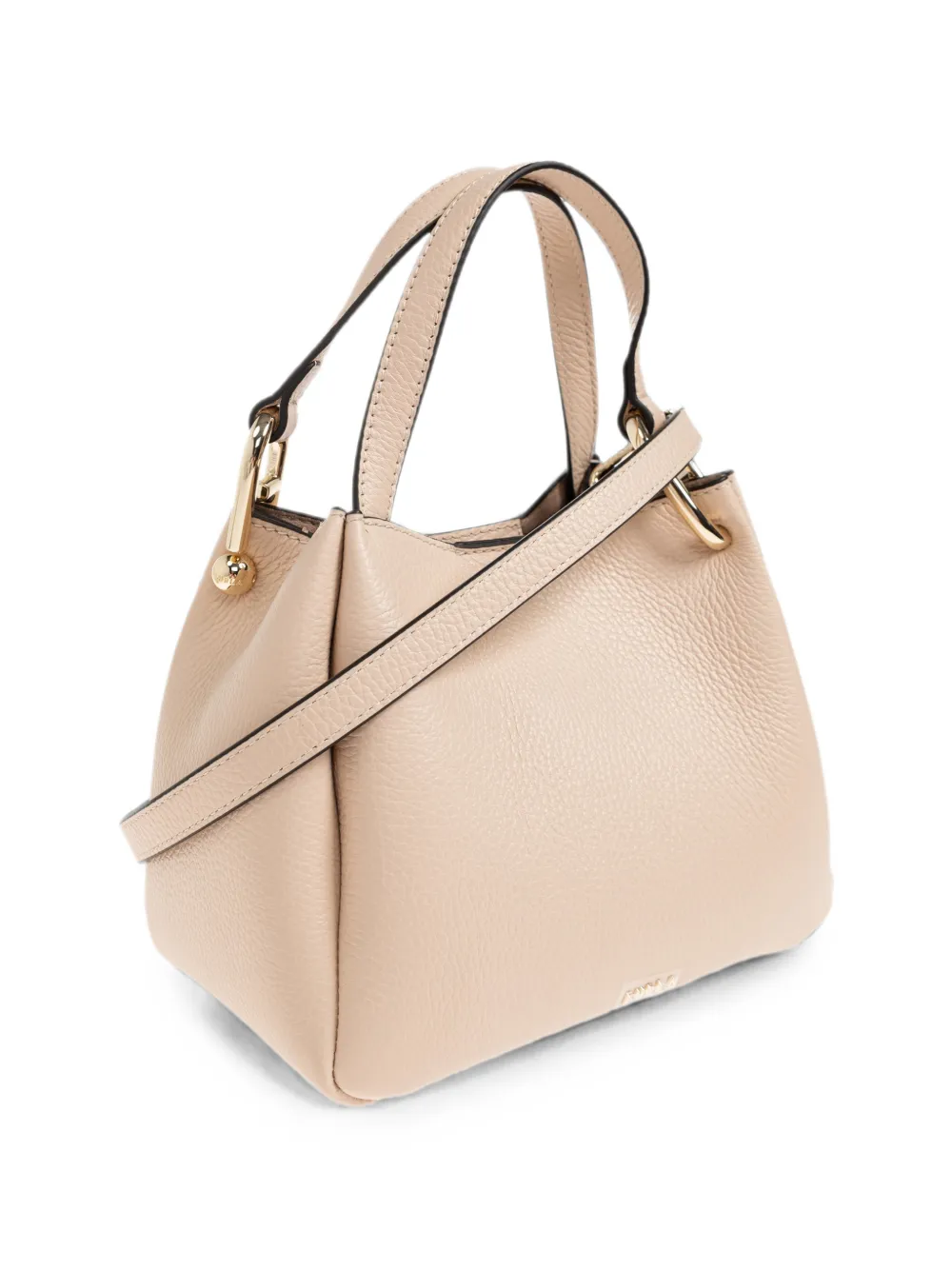 Furla Nuvola shopper van bewerkt leer Beige