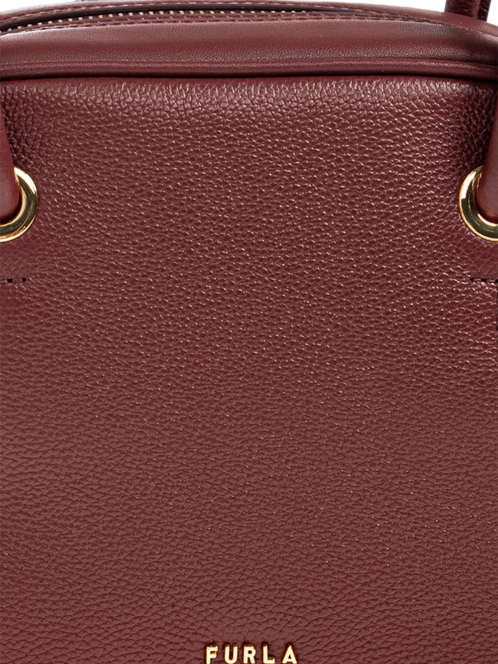 Furla Poppy leren schoudertas Rood