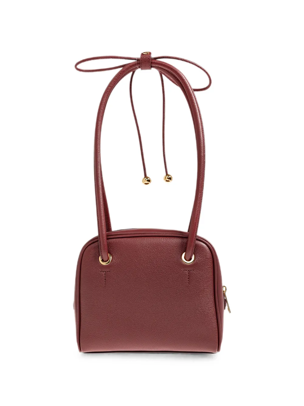 Furla Poppy leren schoudertas Rood