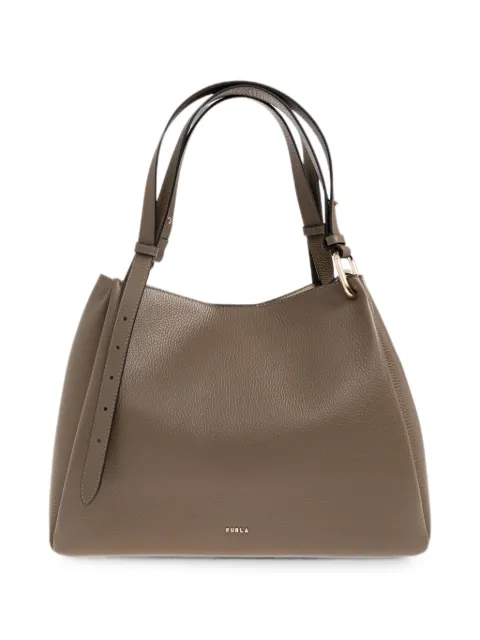 Furla Nuvola grained leather tote bag