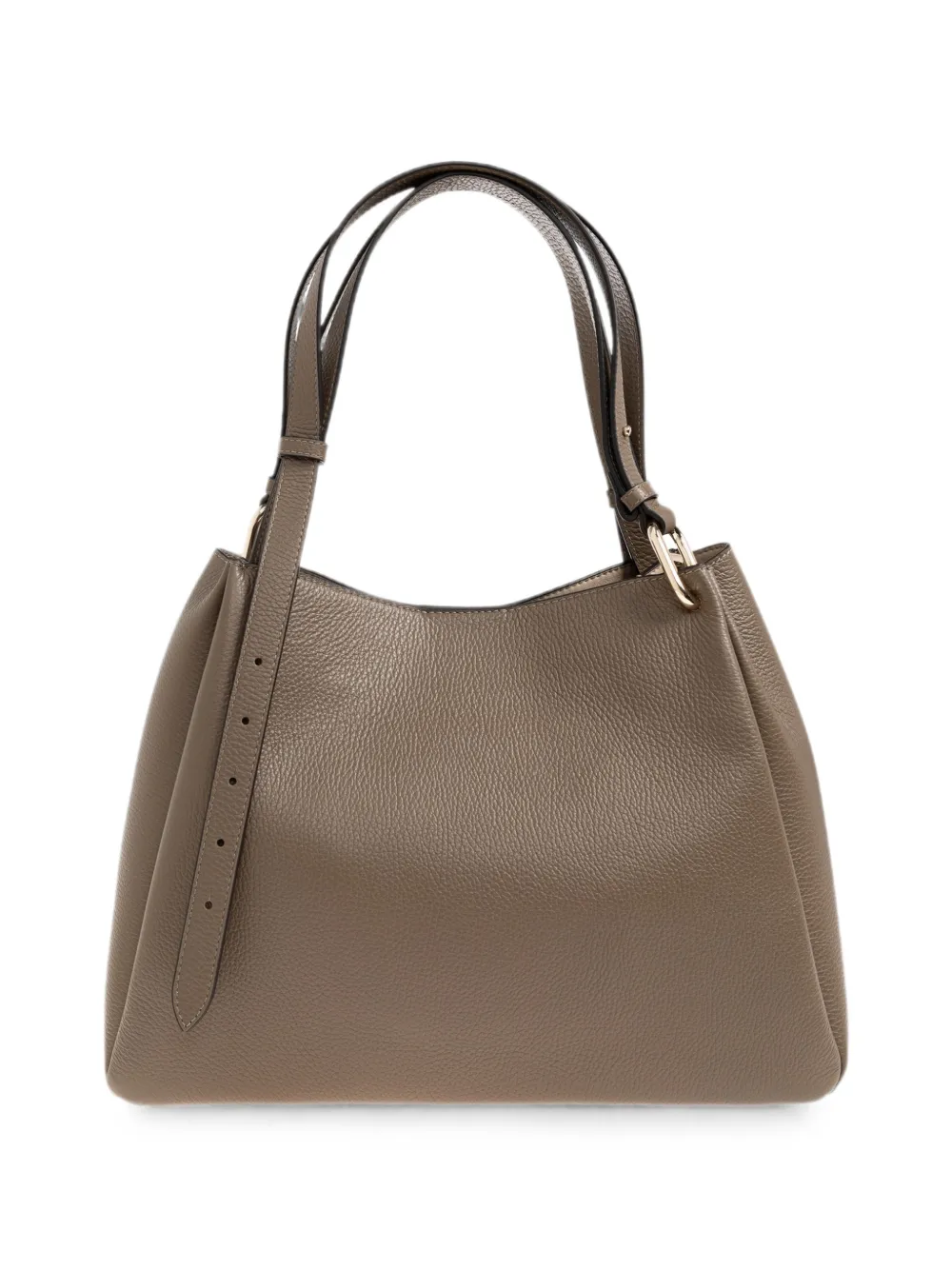 Furla Nuvola shopper van bewerkt leer Bruin