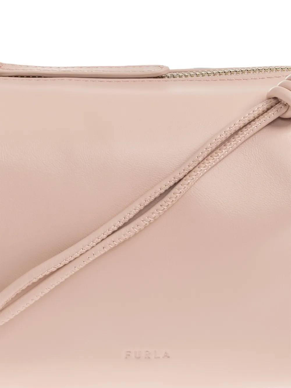 Furla Talia leren schoudertas Roze