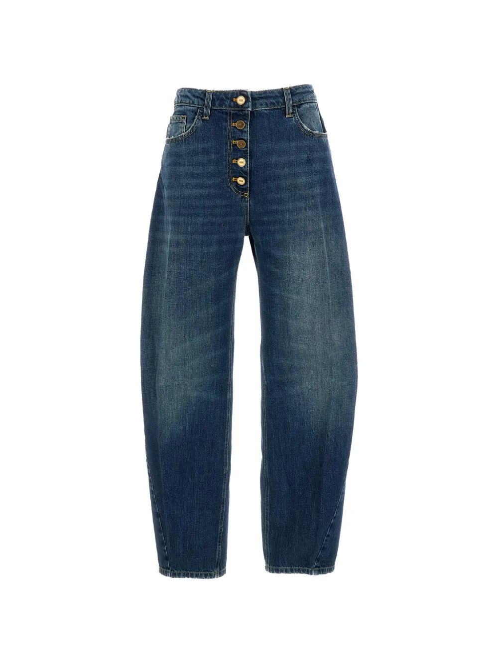 Elisabetta Franchi button-fly jeans - Blau