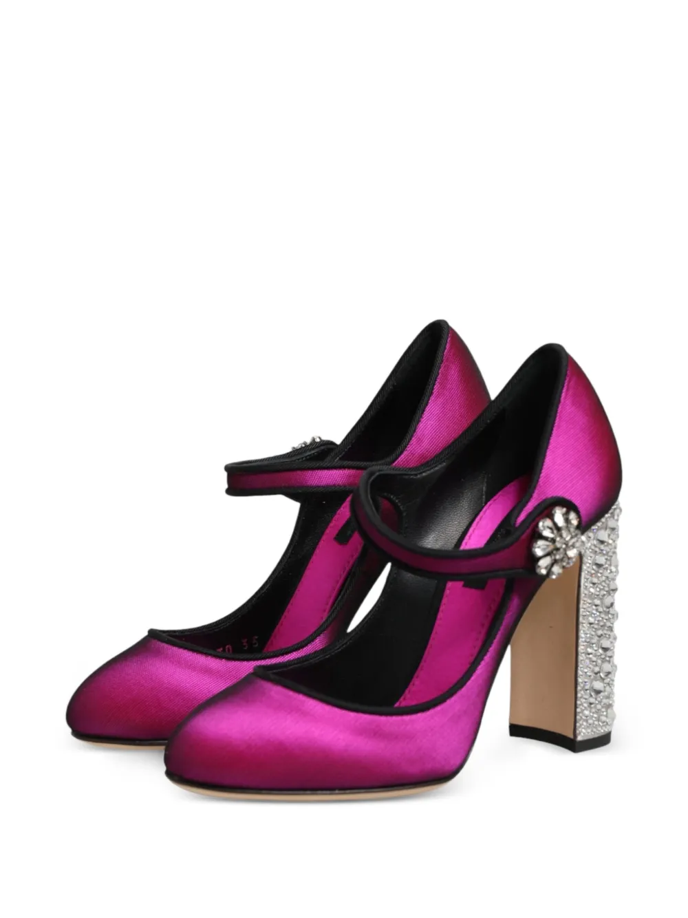 Dolce & Gabbana Mary Jane pumps verfraaid met kristallen Roze