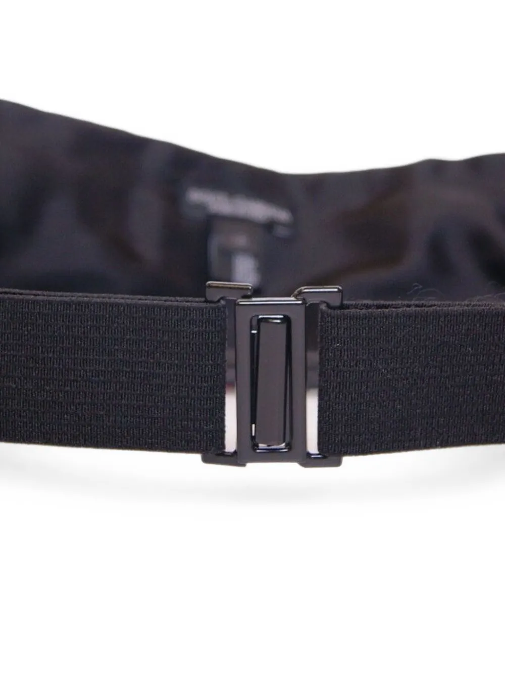Dolce & Gabbana Geplooide cummerbund met stippen Zwart