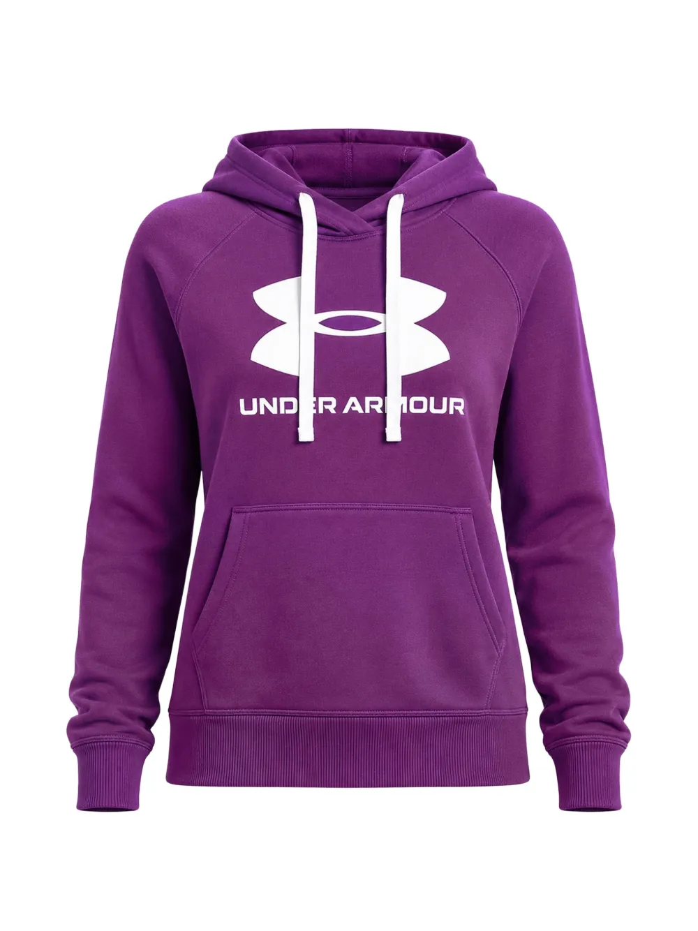 Under Armour Felpa Rival con stampa - Viola