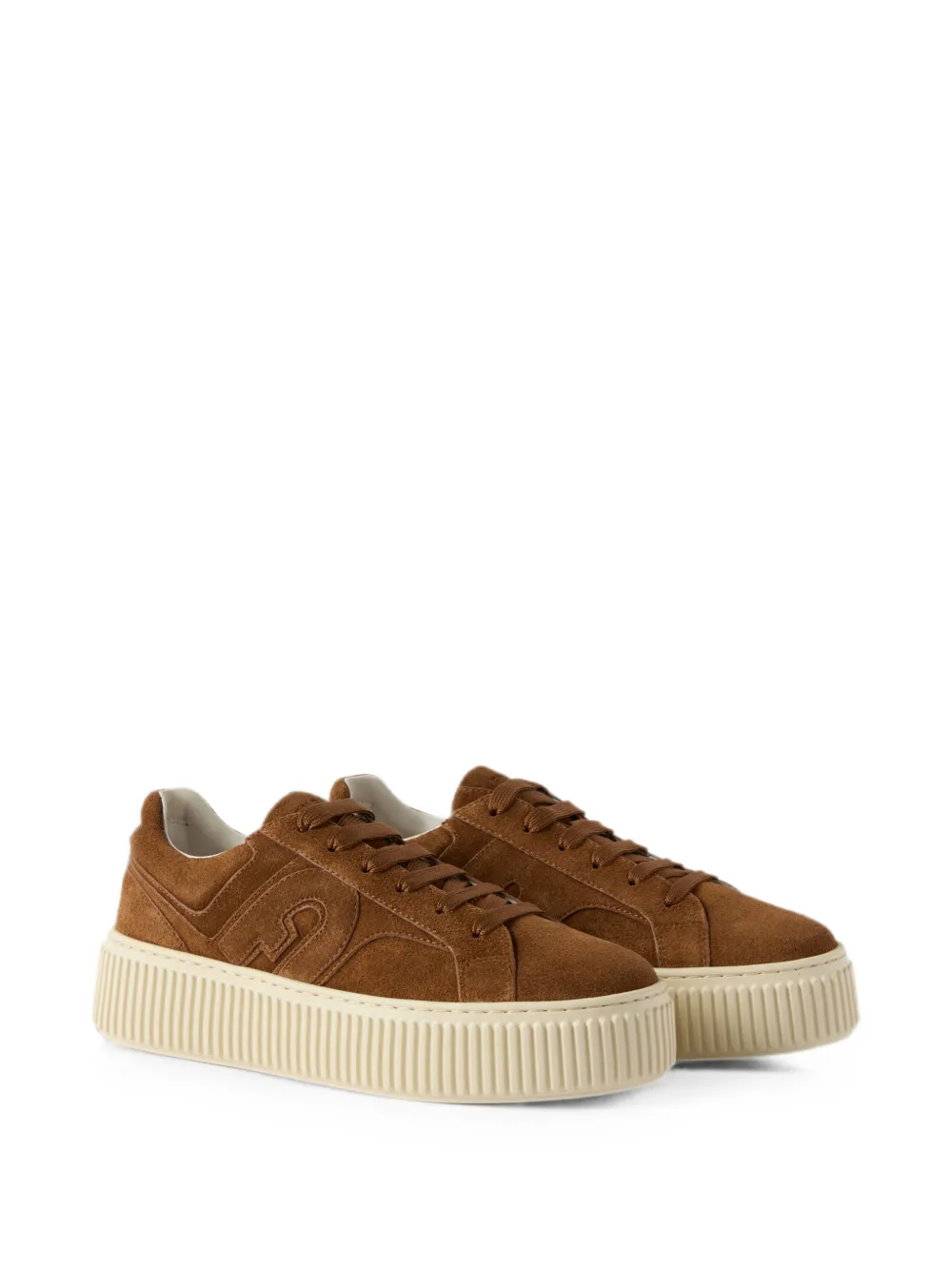 Furla Sky suede sneakers Bruin