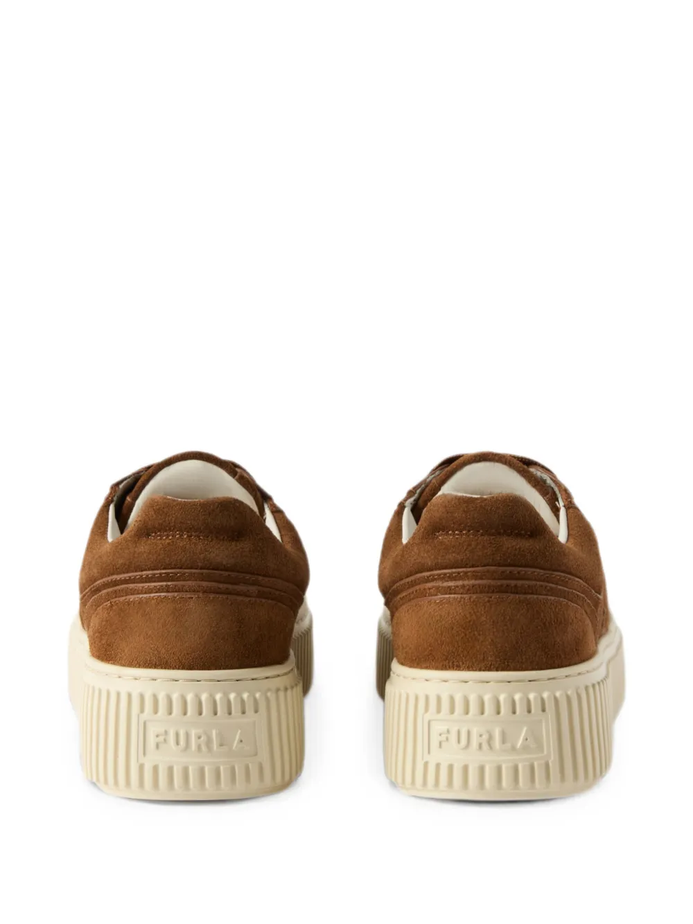 Furla Sky suede sneakers Bruin