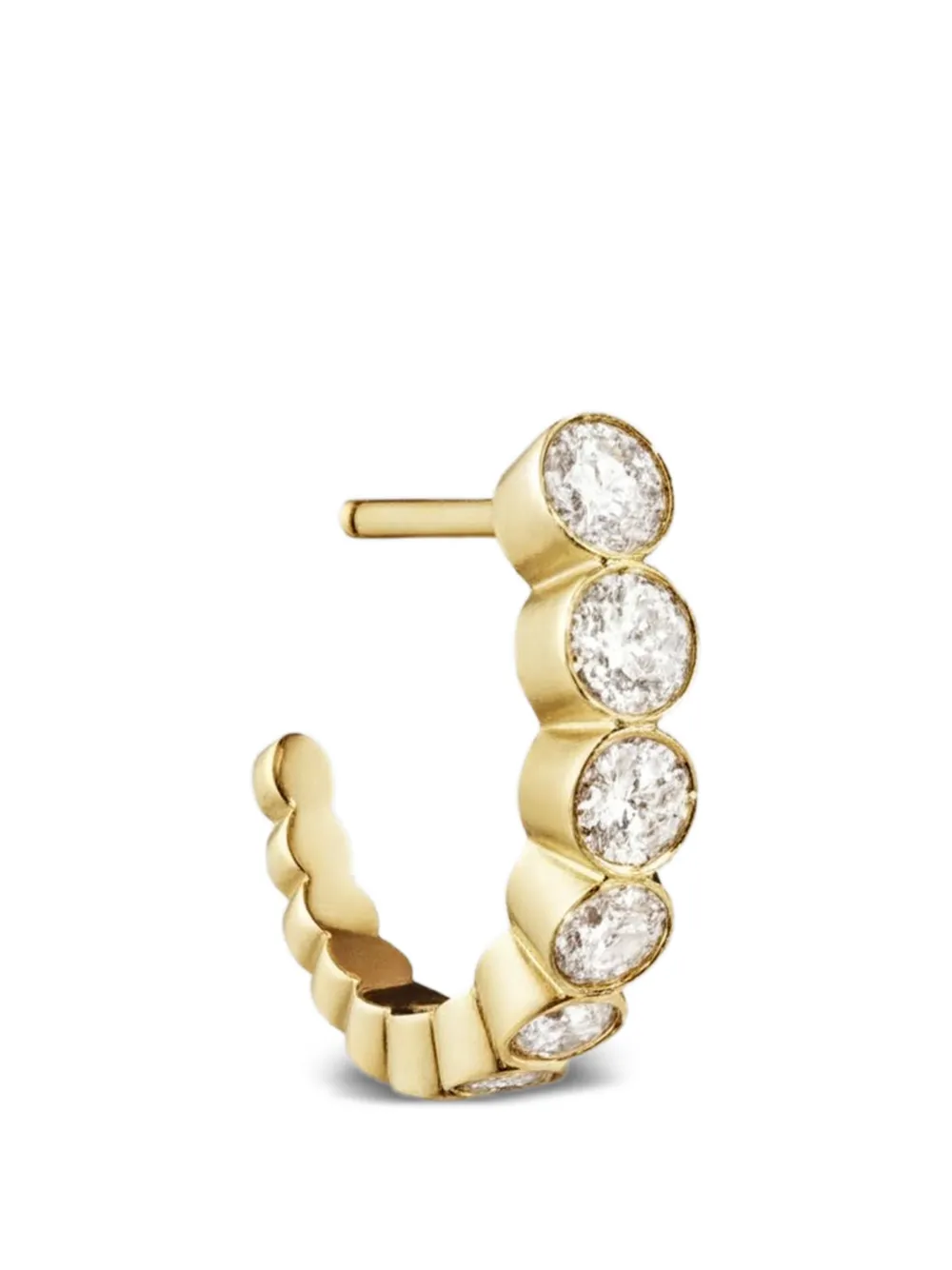 Sophie Bille Brahe Petite Boucle Ensemble Ohrring mit Diamanten - Gold
