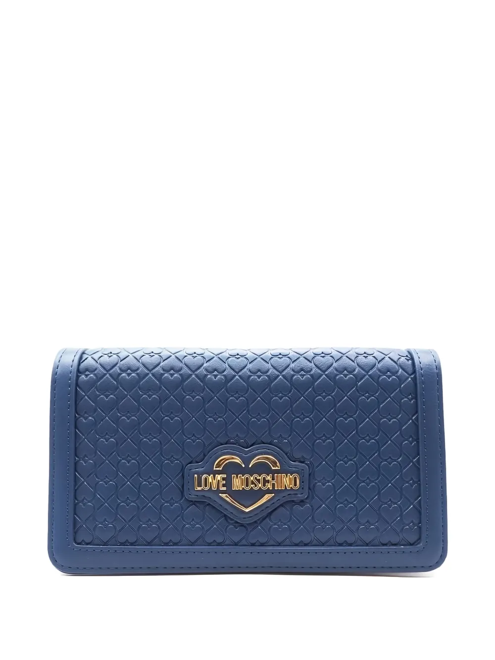 Love Moschino Borsa con placca logo - Blu