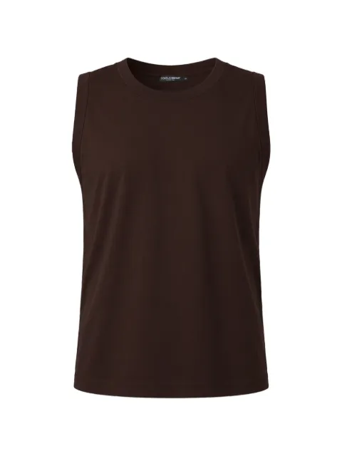 Dolce & Gabbana sleeveless round-neck tank top