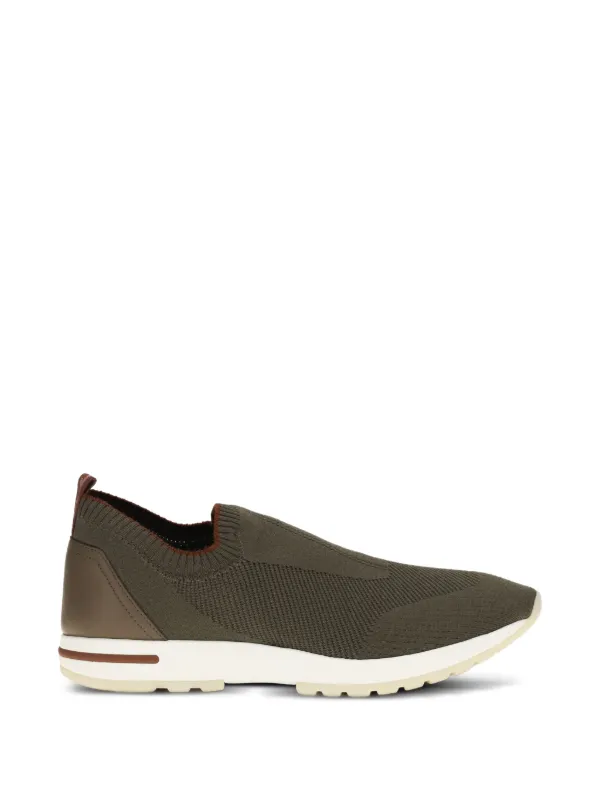 Loro Piana 360 LP Flexy Walk Sneakers in Green