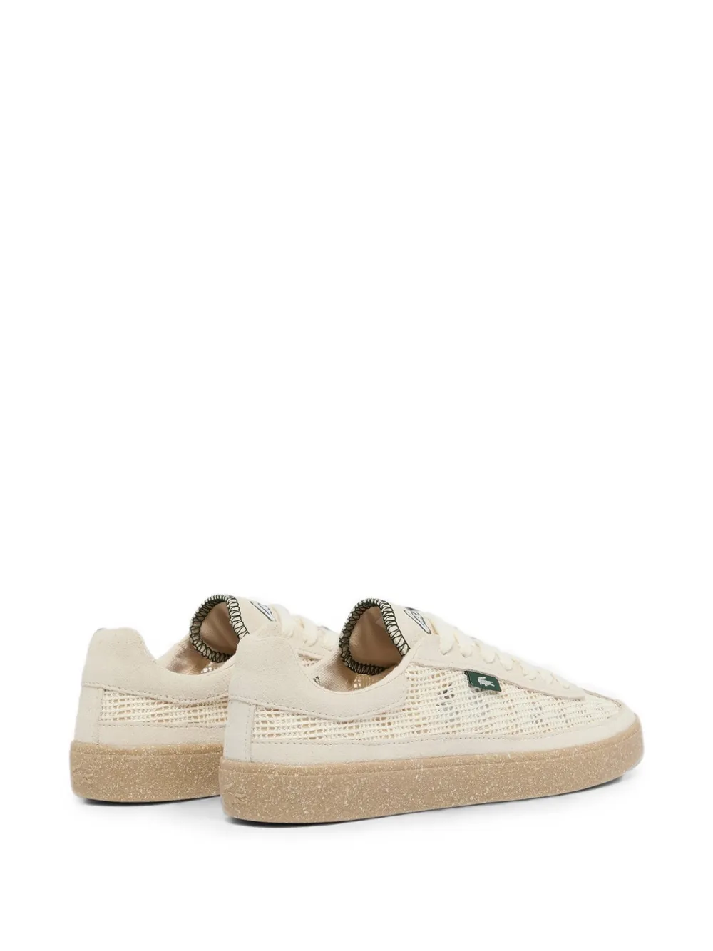Lacoste mesh-panel sneakers Beige