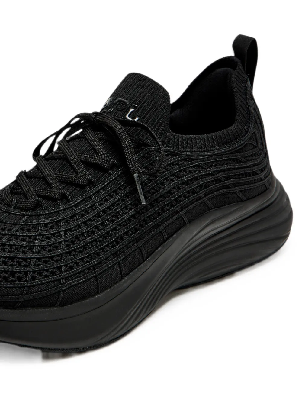 APL: ATHLETIC PROPULSION LABS TechLoom Zipline knit sneakers Zwart