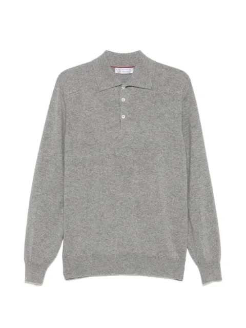 Brunello Cucinelli long-sleeve polo shirt