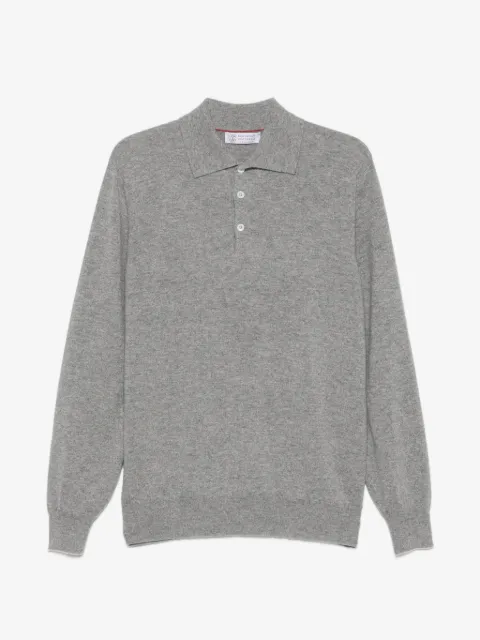 Brunello Cucinelli long-sleeve polo shirt