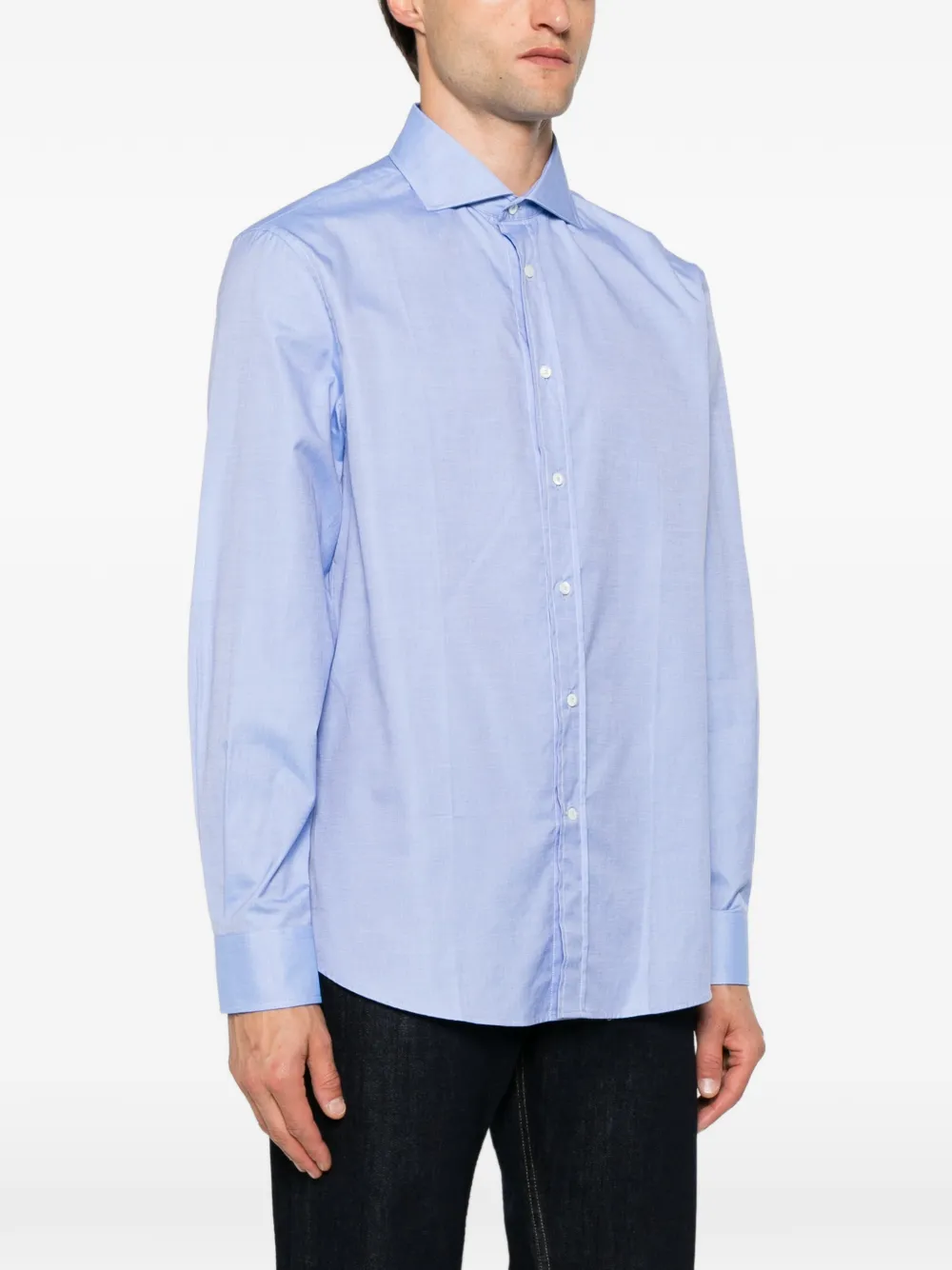 Brunello Cucinelli Overhemd met lange mouwen Blauw