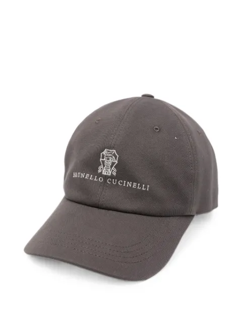 Brunello Cucinelli embroidered-logo baseball cap