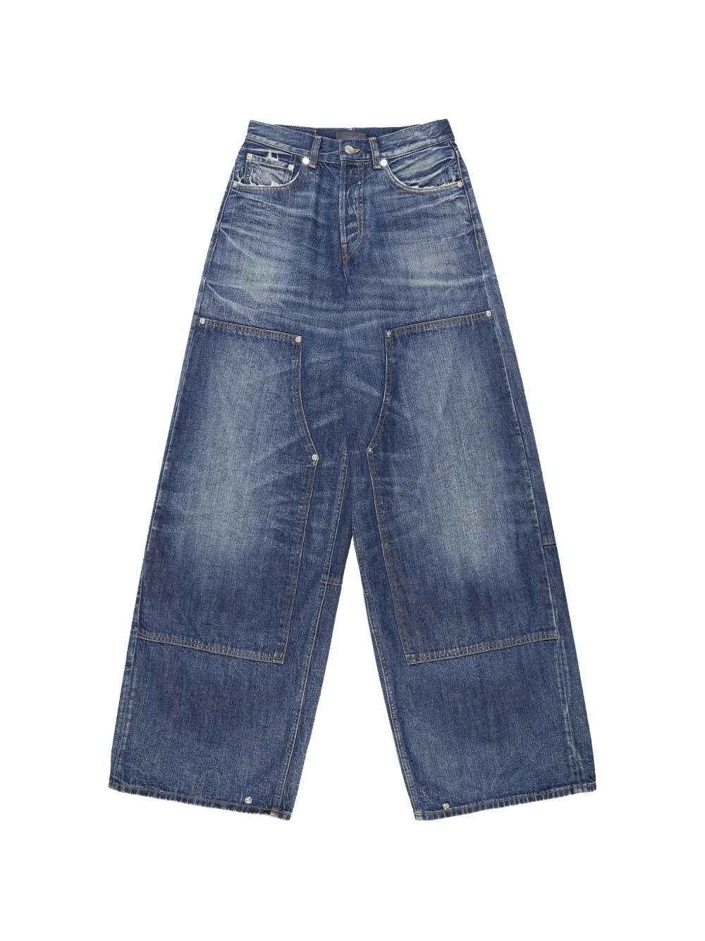 Haikure Legacy Norm Core panelled jeans - Blu